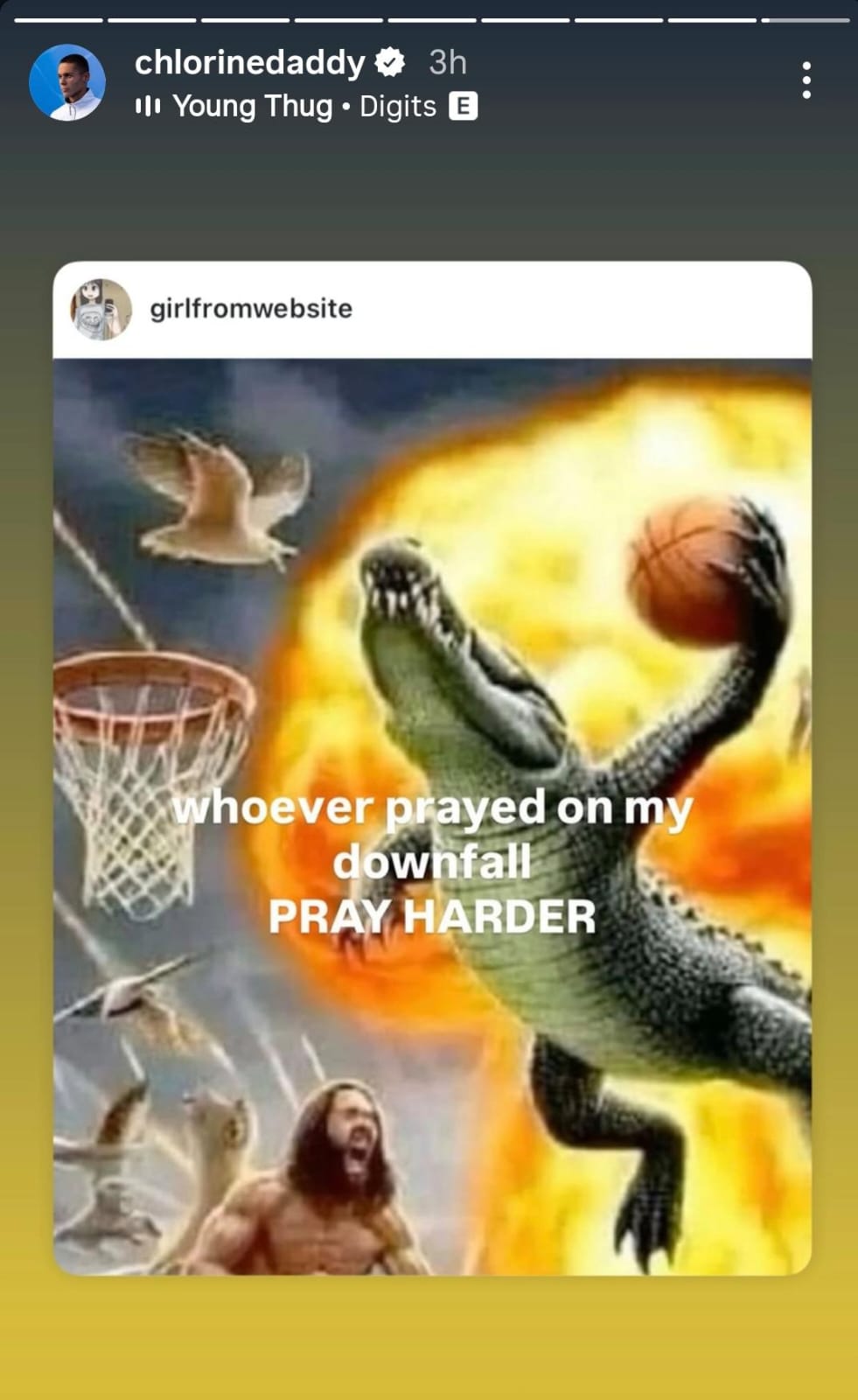 Fotografia postată de David Popivici pe contul de Instagram